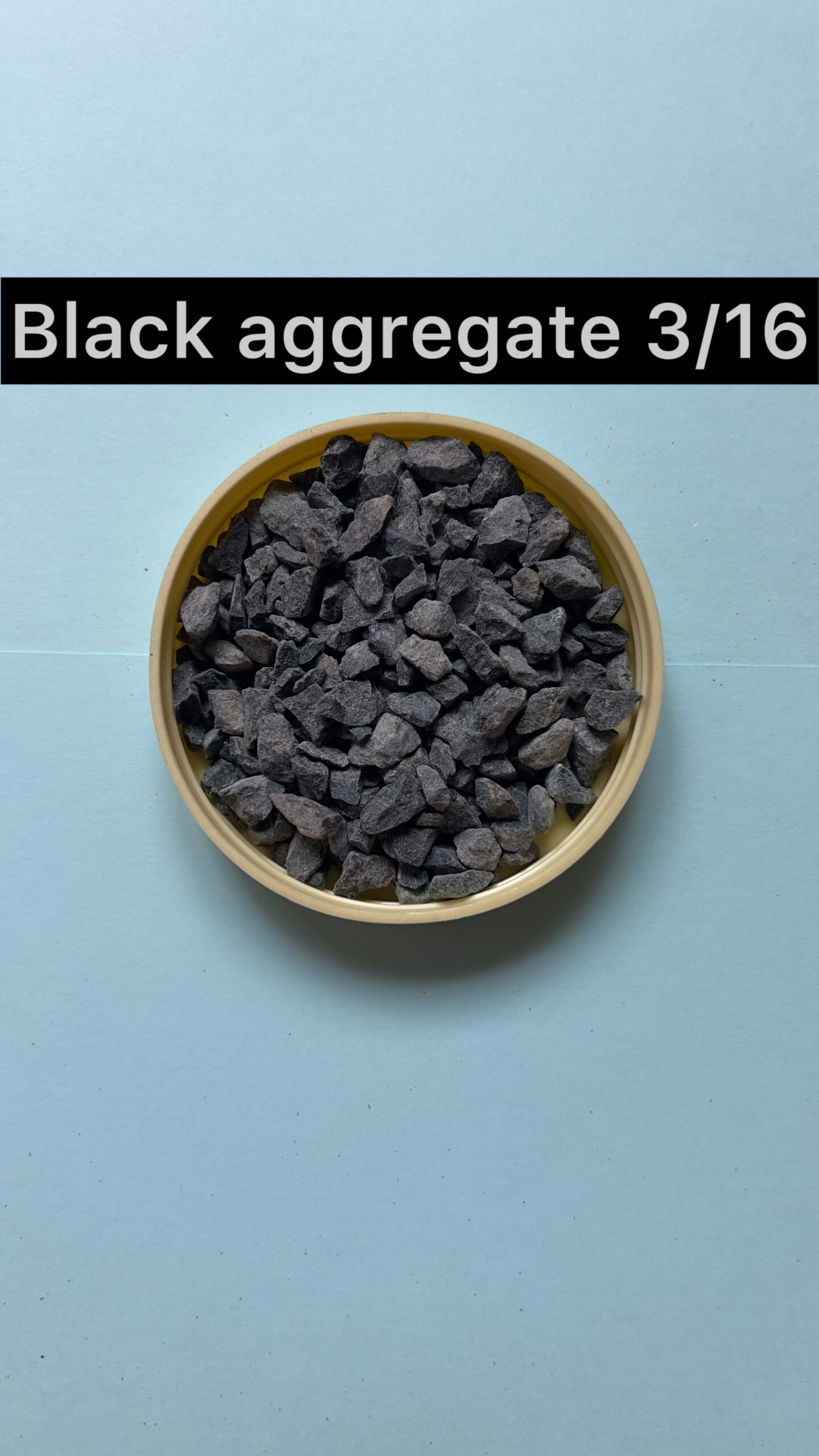 Black Aggregate 3/16