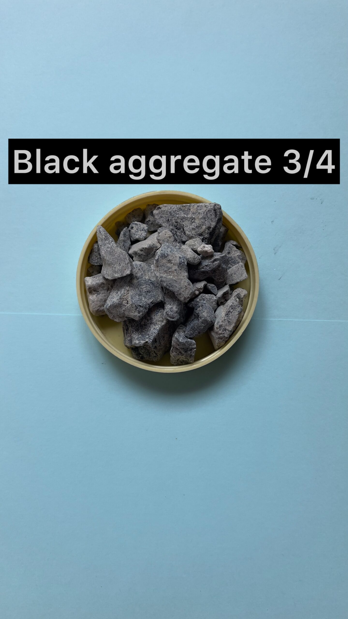 Black Aggregate 3/4