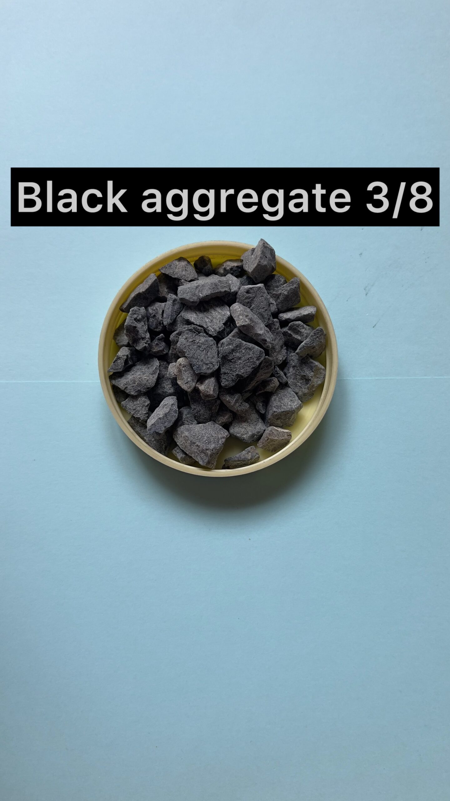 Black Aggregate 3/8