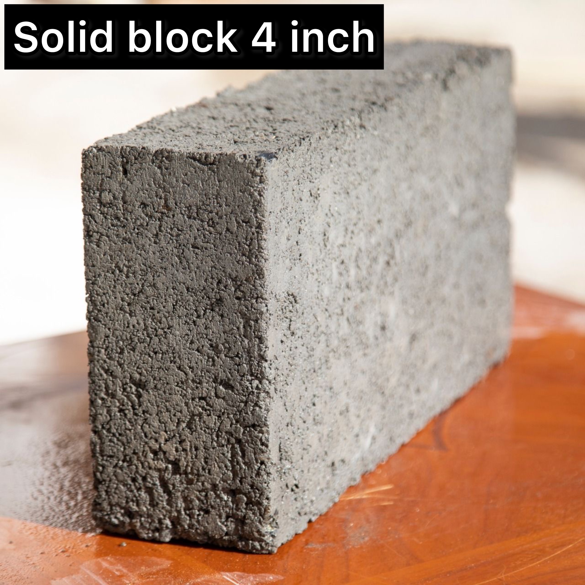 Solid Block 4 Inch