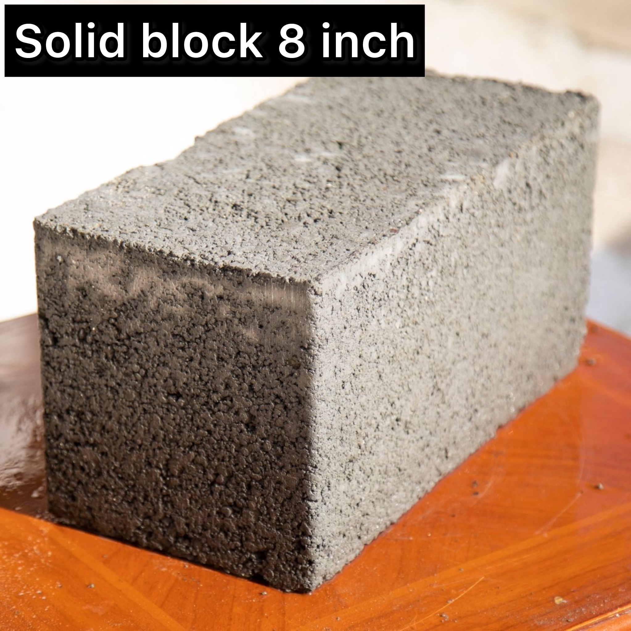 Solid Block 8 Inch