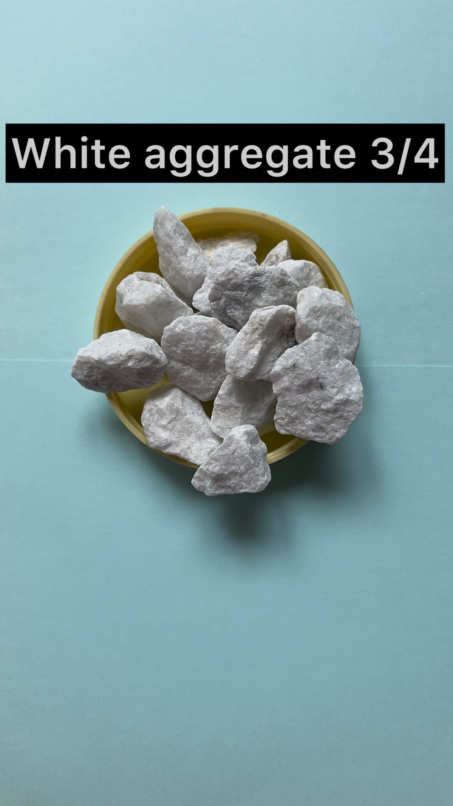 White Aggregate 3/4